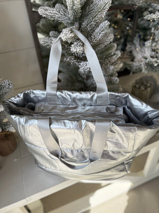 Girl's Trip Travel Tote Silver Tote Zenana
