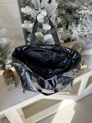 Girl's Trip Travel Tote Black Tote Zenana