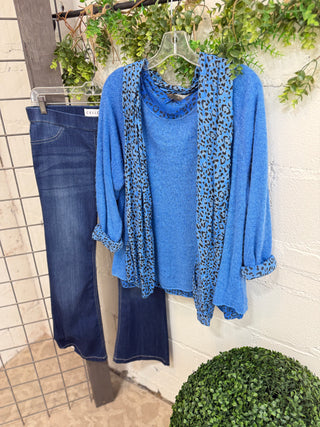 Cloaked Blueberry Leopard Shirts & Tops Prospero