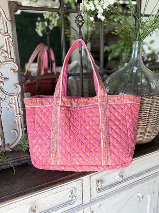 Rosemary Tote Pink Tote Pol Clothing