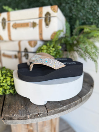 Dime A Dozen Rhinestone Sandal Corky's Footwear