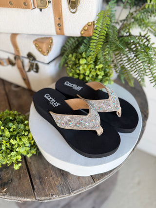 Dime A Dozen Rhinestone Sandal Corky's Footwear