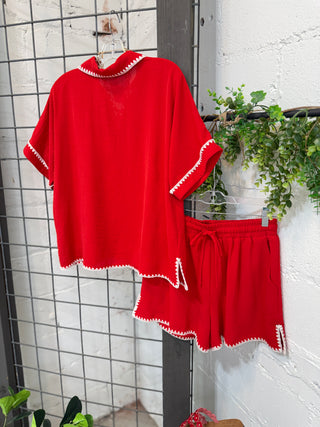 Lassie Set Red by Jodifl Short Set Jodifl