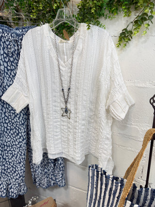 Latham Top Off White Shirts & Tops stylive