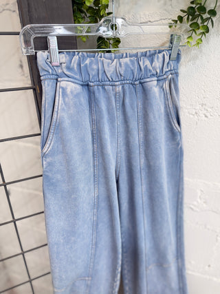 Gayle Pants Lt Blue Pants Blu Pepper