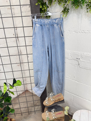 Gayle Pants Lt Blue Pants Blu Pepper