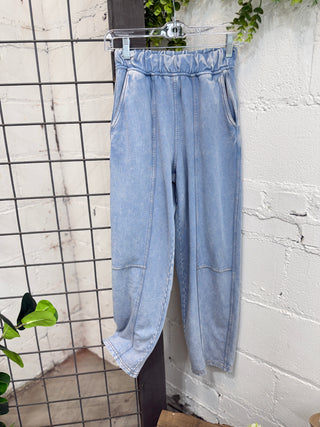 Gayle Pants Lt Blue Pants Blu Pepper