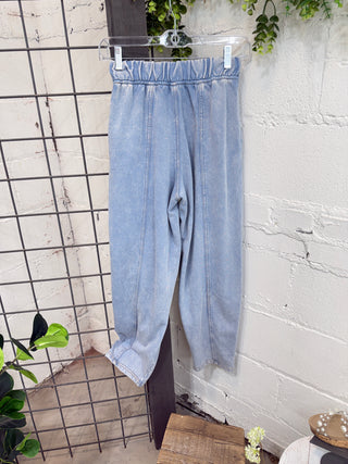 Gayle Pants Lt Blue Pants Blu Pepper