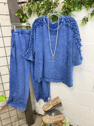 Toni Top Cobalt RESTOCK Soon Shirts & Tops J Her