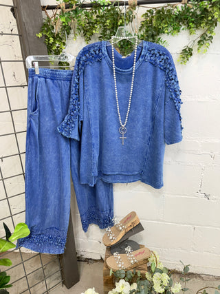 Toni Top Cobalt RESTOCK Soon Shirts & Tops J Her