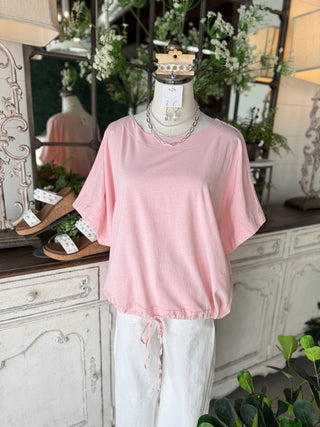 Dumplin Top Blush by Easel Shirts & Tops Easel