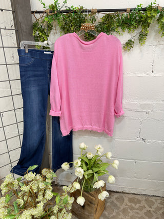 Positively Pink Sweater by Easel sweater Easel