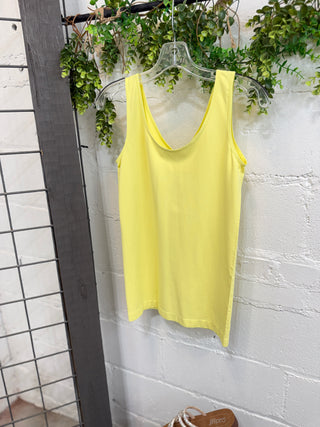 Essential Tank Yellow Tank Top Yelete
