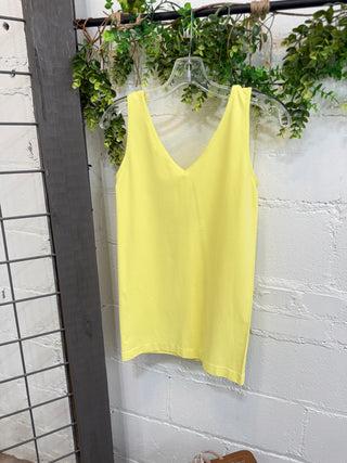 Essential Tank Yellow Tank Top Yelete