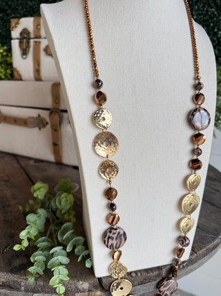 Leona Necklace Leopard Necklaces Carol's Boutique