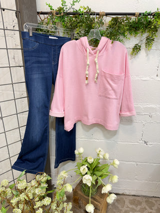 Smitty Hooded Top Pink