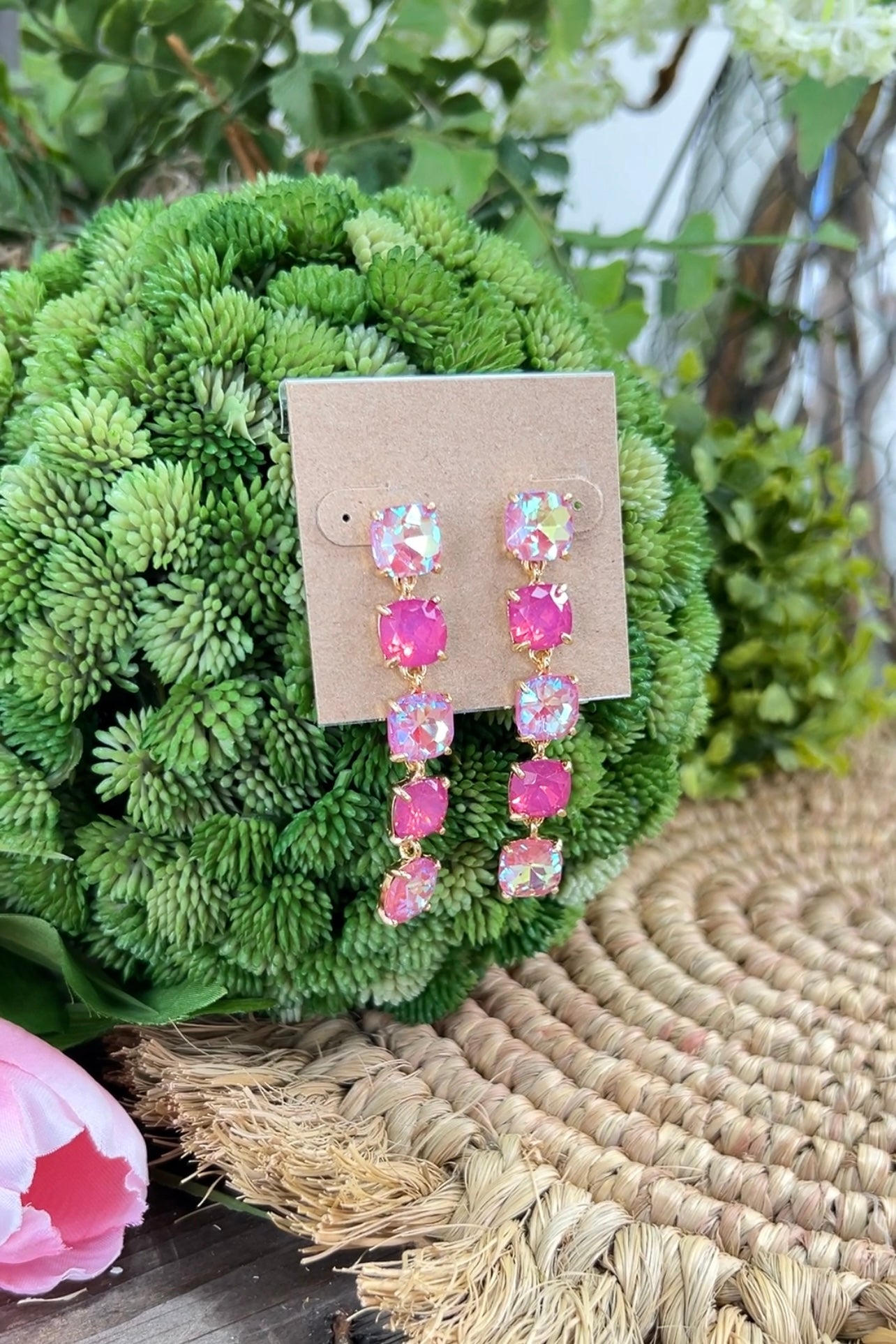 Brilliance Earrings  Pink Panache Pink/Fuchsia  