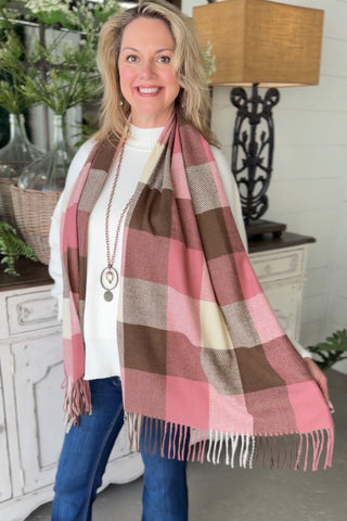 Finesse Scarf Mauve Scarf Faire