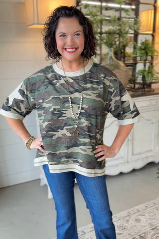 Active Duty Top Camo Shirts & Tops LovLov