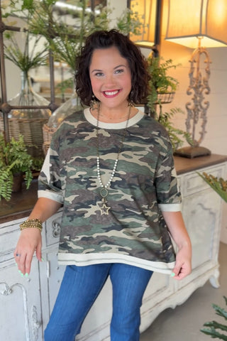 Active Duty Top Camo Shirts & Tops LovLov