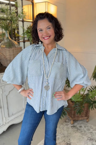 Entranced Top Denim