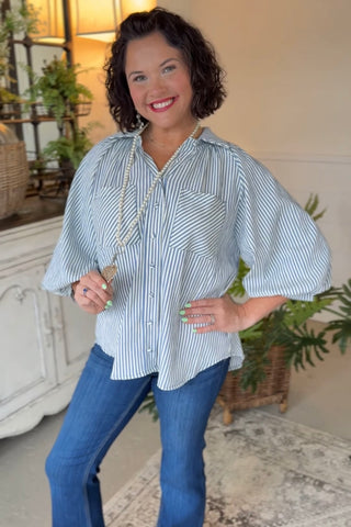 Entranced Top Denim Shirts & Tops Gigio