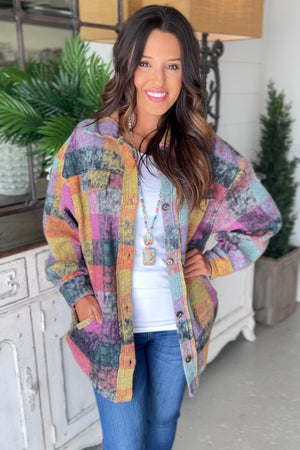 Rainbow Shacket RESTOCK