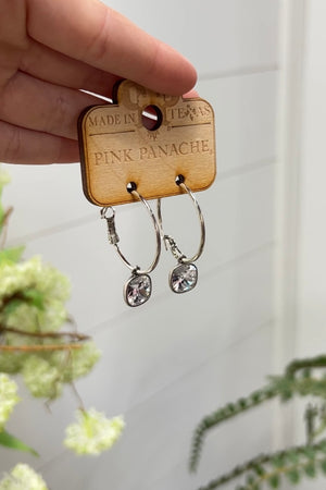 Jasper Hoop Earrings