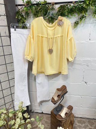 Sonya Top Lemon By Easel