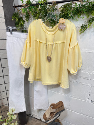 Sonya Top Lemon By Easel