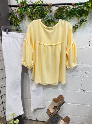 Sonya Top Lemon By Easel