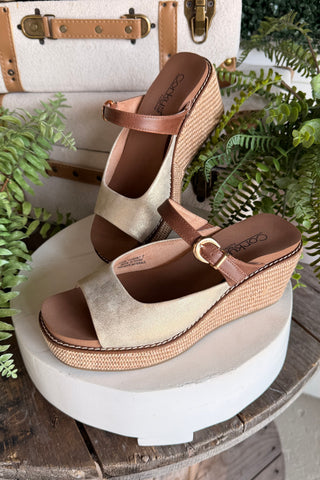 Treat Yourself Wedge Gold by Corky's