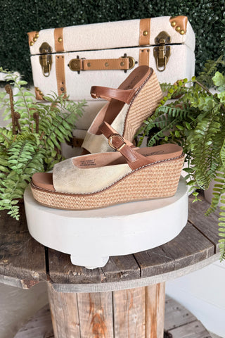 Treat Yourself Wedge Gold by Corky's