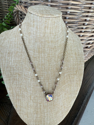 Mindy Necklace Silver by Pink Panache Necklaces Pink Panache