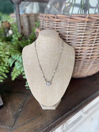 Mindy Necklace Silver by Pink Panache Necklaces Pink Panache