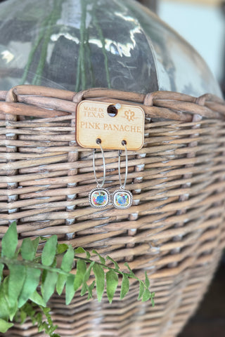 Lydia Earrings Silver by Pink Panache Earrings Pink Panache