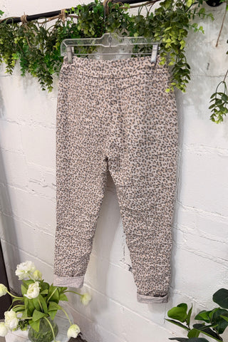 Lovin Leopard Pants Taupe