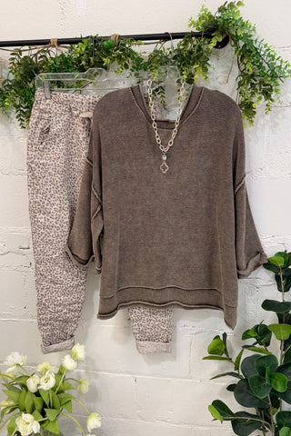 Lovin Leopard Pants Taupe