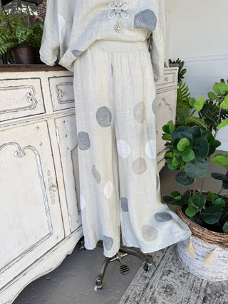 Riviera Linen Pants Ecru Pants 111% Lino