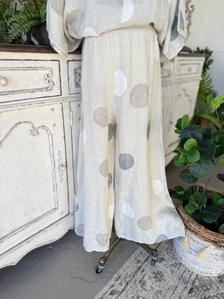 Riviera Linen Pants Ecru Pants 111% Lino