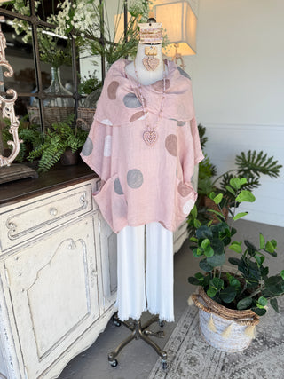 Nia Linen Top Blush Shirts & Tops 111% Lino