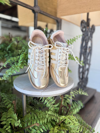 Trackstar Sneakers Gold Metallic Shoes Dirty Laundry