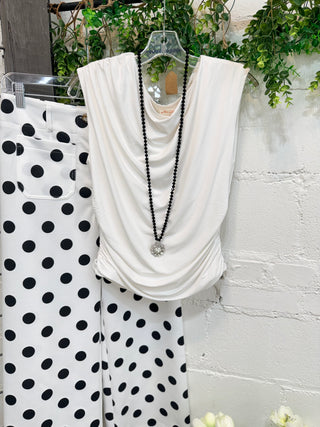 Sondra Tank Top Off White Tank Top Allie Rose