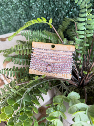 Ambition Bracelet Set Pink by Pink Panache Bracelets Pink Panache