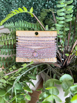 Ambition Bracelet Set Pink by Pink Panache Bracelets Pink Panache