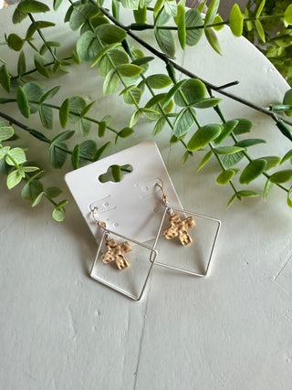 Rescued Me Earrings Gold Earrings SM Style