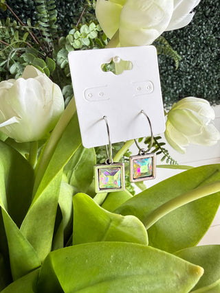 Glam Girl Earrings AB Clear Earrings Accessories To Go