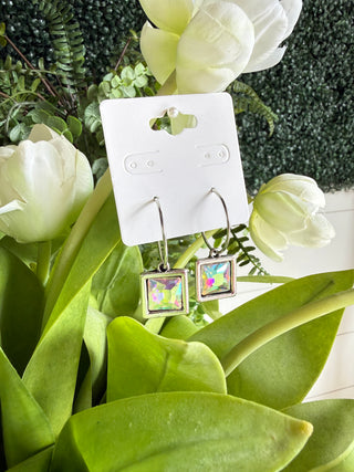 Glam Girl Earrings AB Clear Earrings Accessories To Go