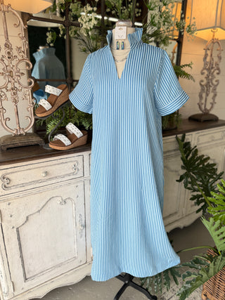 Helena Maxi Dress Blue by Entro Dresses Entro