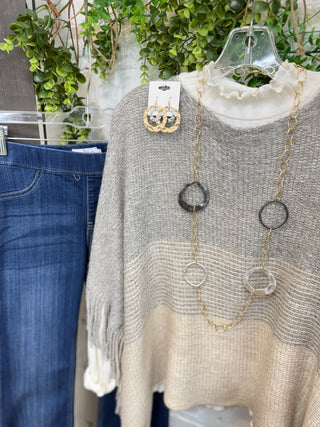 Wind Chill Grey Sweater Fenco